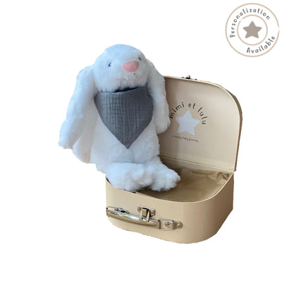 My mimi et lulu Bunny in a Suitcase OH CUTIE IN A BOX in Smoke - www.mimietlulu.com